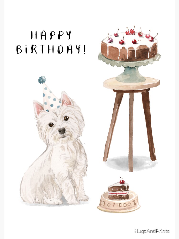 Westie sale birthday cake