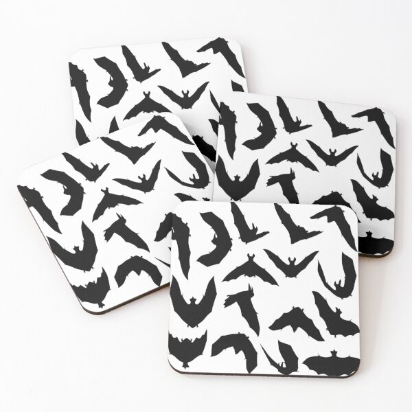 Item preview, flock of black bats flapping wings in line designed and sold by JakGriffith59.
