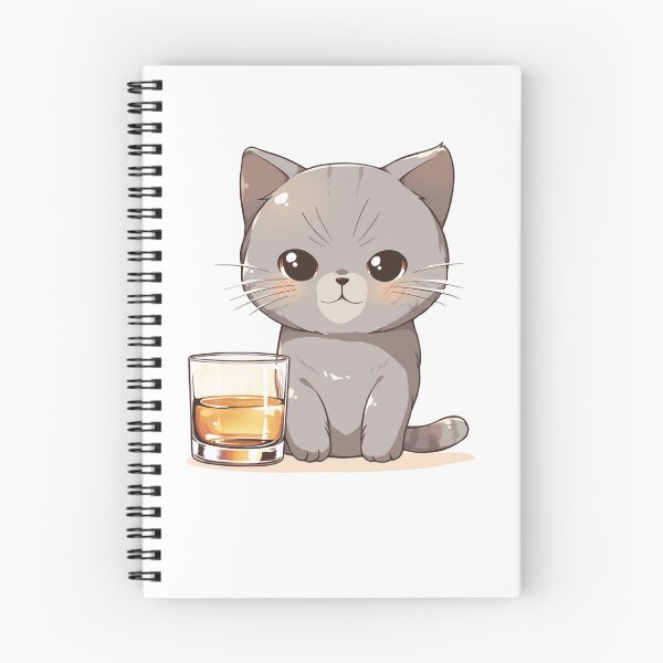 Item preview, gato amante del whisky designed and sold by Dave Jo.
