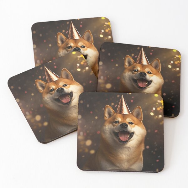 Item preview, Party Dog Shiba Inu designed and sold by AZCrittery.
