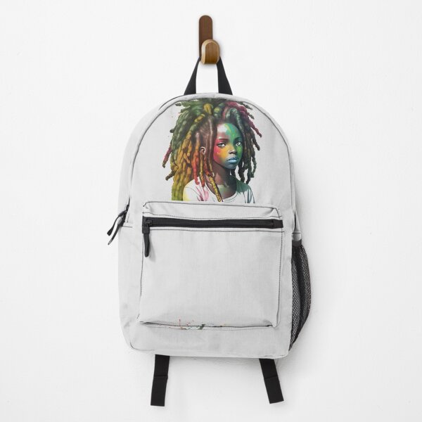Item preview, Rasta Girl with Dreadlocks Watercolor design designed and sold by EddieBalevo.