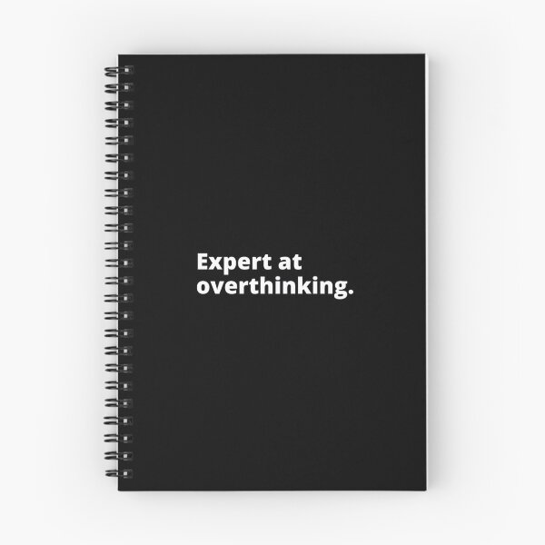 Item preview, Expert at overthinking designed and sold by TypoThreads.