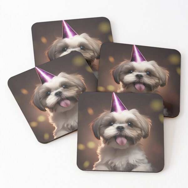 Item preview, Party Dog Shih Tzu designed and sold by AZCrittery.