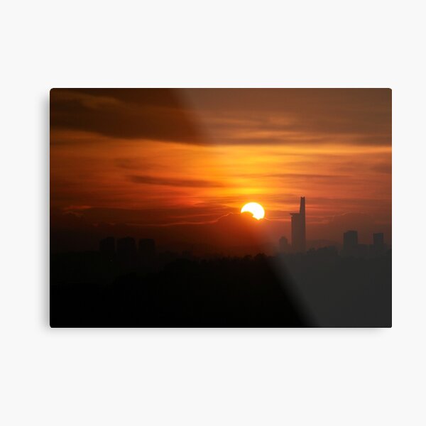 End Of Day Metal Print