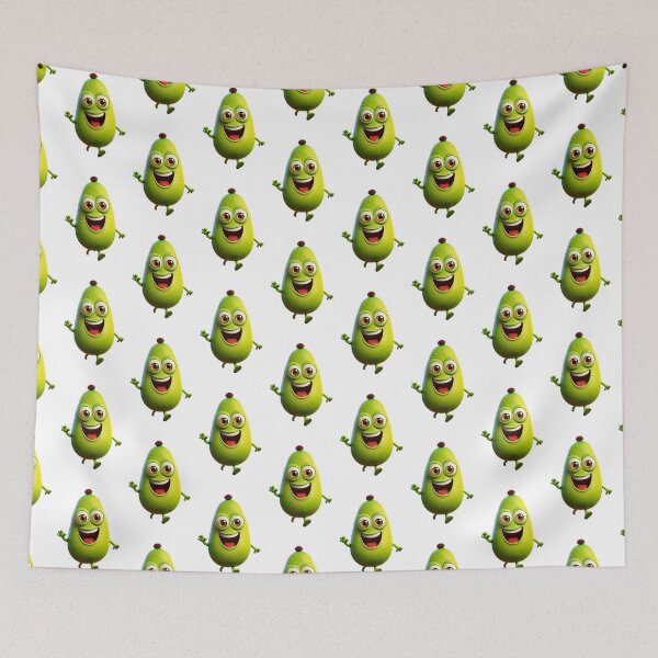 Item preview, Happy Cute Avocado designed and sold by enolachen.