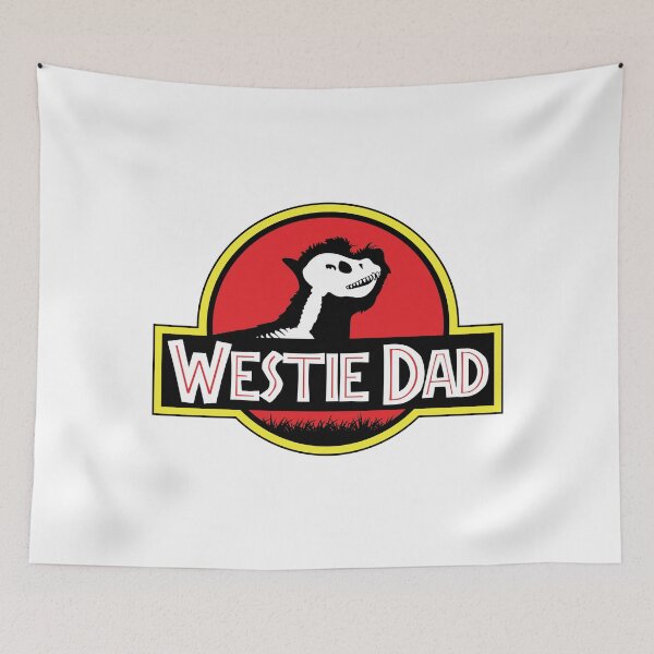 Item preview, (For Bright Background) Jurassic West Highland White Terrier Dad designed and sold by More Cute Dogs.
