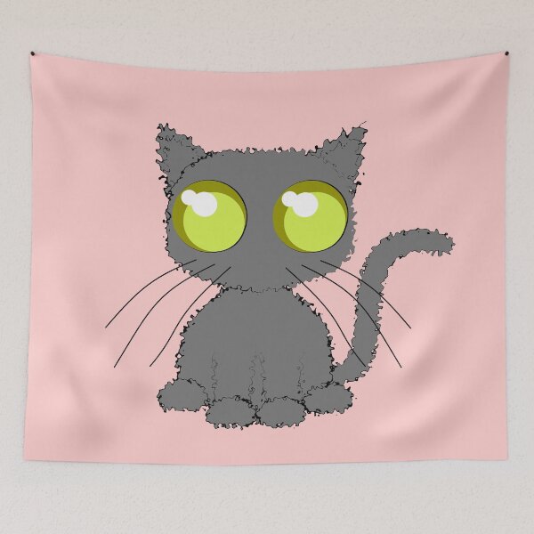 Item preview, Selkirk Rex Cat Breed Dark Grey designed and sold by M-Lorentsson.