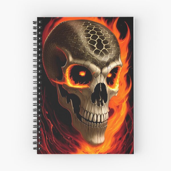 Item preview, Fiery skull of a sentient primate designed and sold by MadinaFatt.