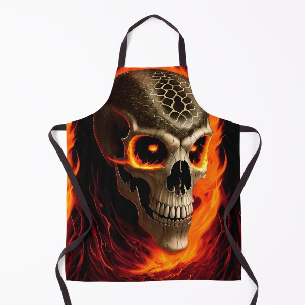 Item preview, Fiery skull of a sentient primate designed and sold by MadinaFatt.