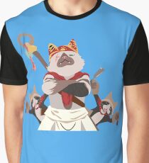 Meowscular Chef and his crew Graphic T-Shirt