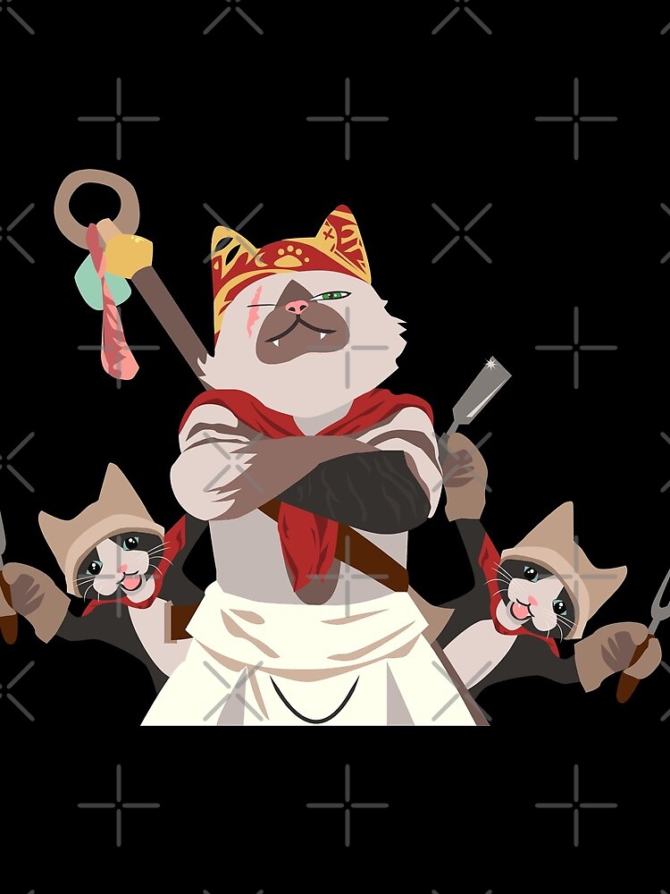 Meowscular Chef and his crew by DigitalCleo