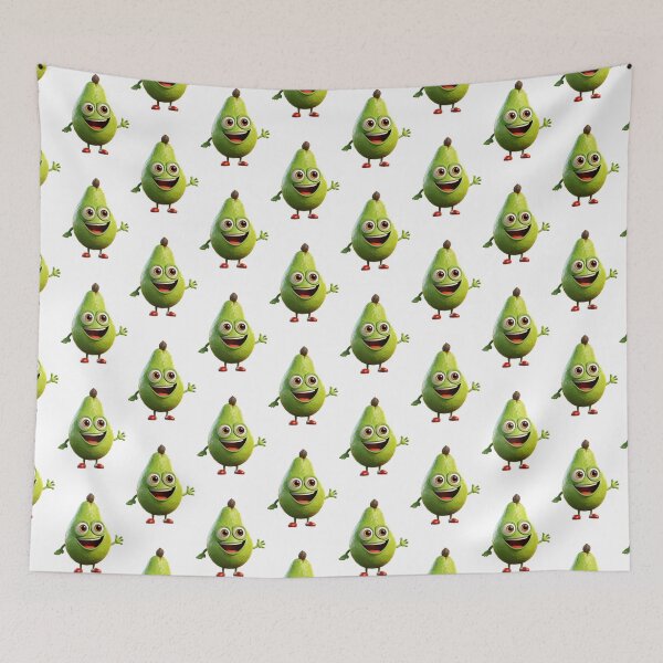 Item preview, Happy Cute Avocado designed and sold by enolachen.