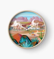 Power Plant in the Desert Clock