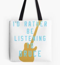 Bolsa de tela Prefiero estar en el listado de Bruce