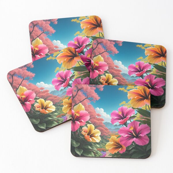 Item preview, a group of flowers sitting on top of a lush green field designed and sold by Enga6.