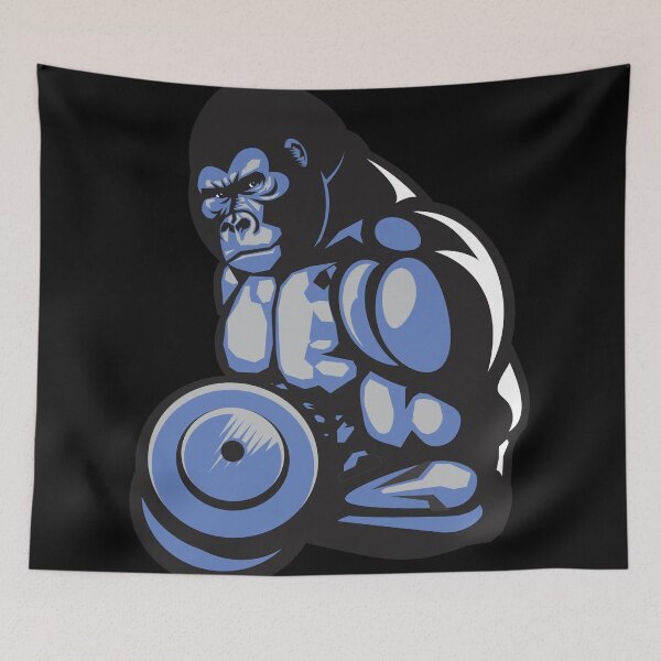 Item preview, Gorilla Lifting Weight | Gym Workout  designed and sold by Vector-Artist.