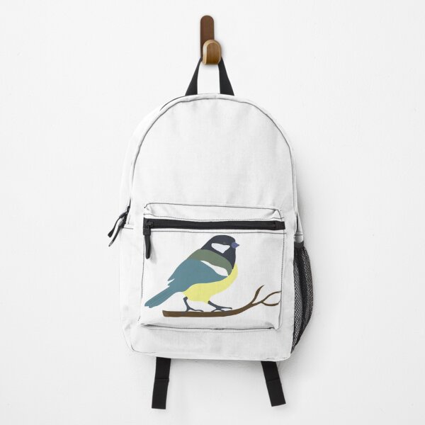Item preview, titmouse sitting on a tree branch designed and sold by Tatty-shop.