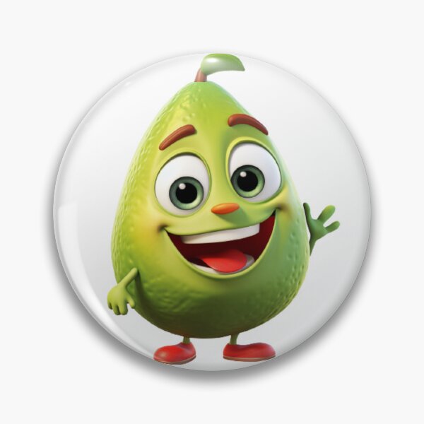 Item preview, Happy Cute Avocado designed and sold by enolachen.