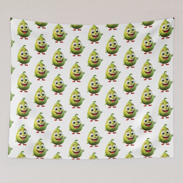 Item preview, Happy Cute Avocado designed and sold by enolachen.