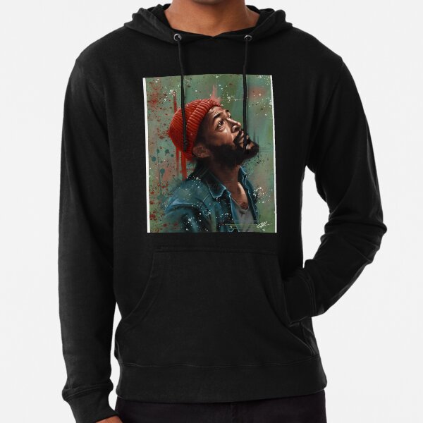 Marvin gaye hot sale hooded sweatshirt