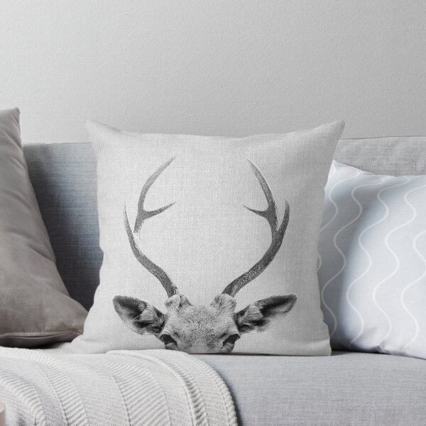 Aperçu de l'œuvre Deer - Noir et blanc créée et vendue par galdesign.