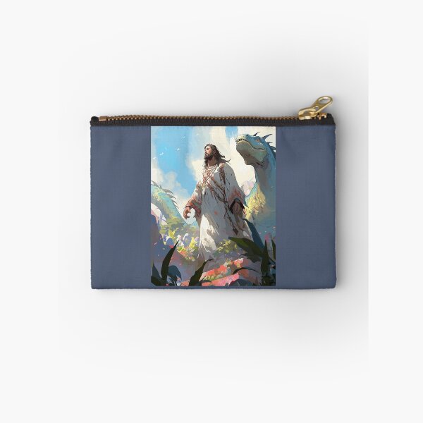 Item preview, Jesus and a dinosaur or a dragon? designed and sold by EmeraldeaArt.