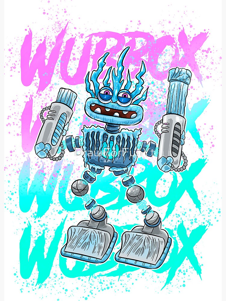 rare wubbox - my singing monsters wubbox | Art Board Print