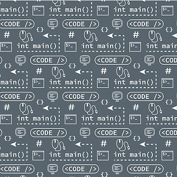 Artwork thumbnail, Code and things pattern by Mitchell Smith
