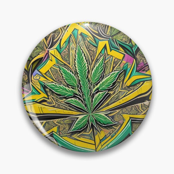 Item preview, Weed Pattern Trippy Psychedelic Marijuana Leaves designed and sold by EddieBalevo.