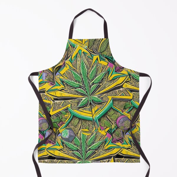 Item preview, Weed Pattern Trippy Psychedelic Marijuana Leaves designed and sold by EddieBalevo.