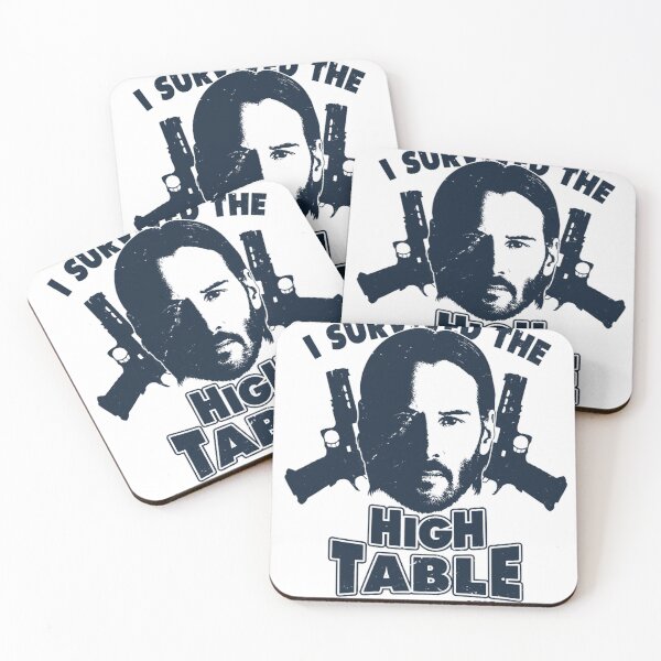 Item preview, John Wick I Survived the High Table Baba Yaga Keanu Reeves Meme designed and sold by ArtClothesNosed.