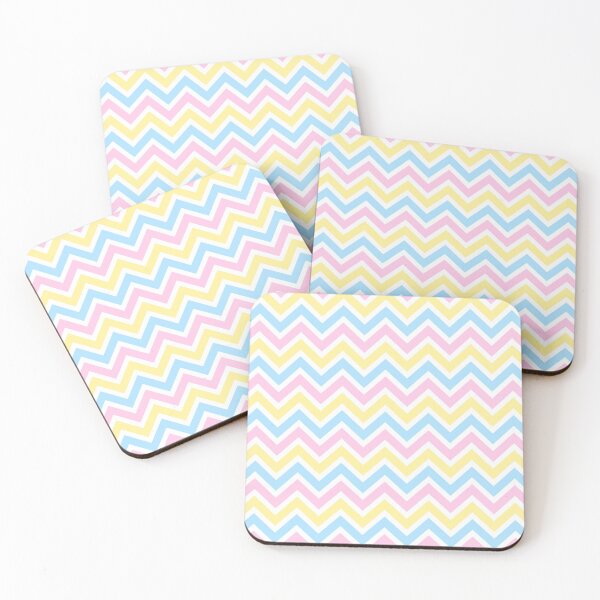 Item preview, Chevron Pattern. Pastel Pink Blue Yellow color designed and sold by Aetherier.