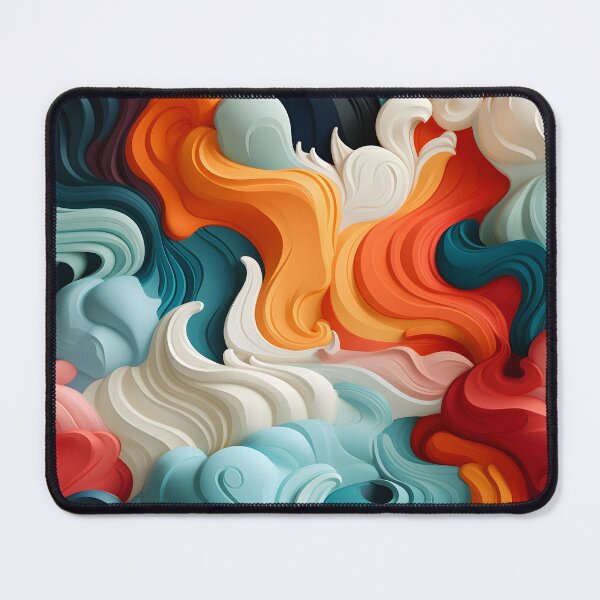 Item preview, Colorful Kaleidoscope Swirls: Organic Fluid Shapes designed and sold by BNCH44.