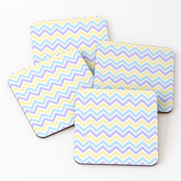 Item preview, Chevron Pattern. Pastel Purple Blue Yellow color designed and sold by Aetherier.