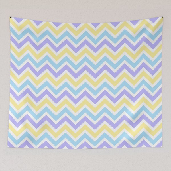 Item preview, Chevron Pattern. Pastel Purple Blue Yellow color designed and sold by Aetherier.