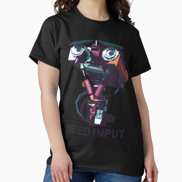 JOHNNY 5, T-shirt, Hanno Bisogno Di Input, NOVA Robotics. Retrò - Foto 7