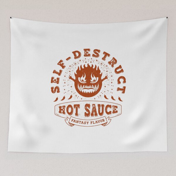 Item preview, Self Destruct Hot Sauce designed and sold by Lagelantee.