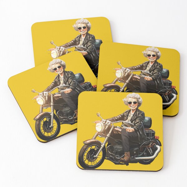 Item preview, Gorgeous Granny Biker - Own The Attitude designed and sold by JHANL.