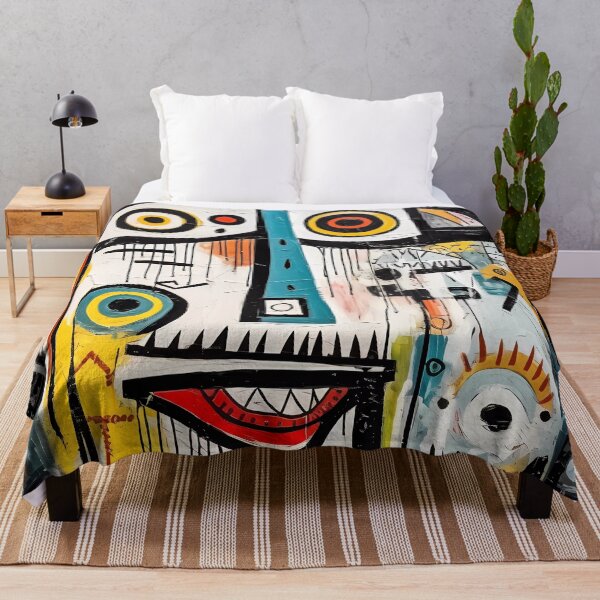 Item preview, No Meaning in the Happiness of a Surrealistic Face on a White Wall designed and sold by SingularityGeek.