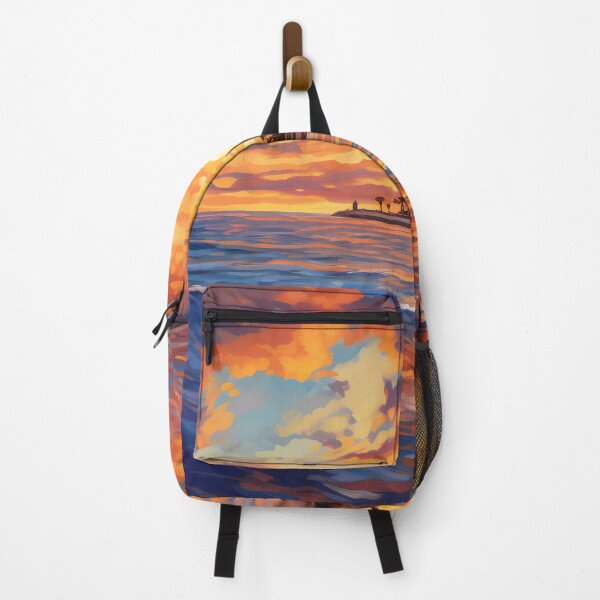 Item preview, Oil Painting of a Coastal City in the Mediterranean designed and sold by SingularityGeek.