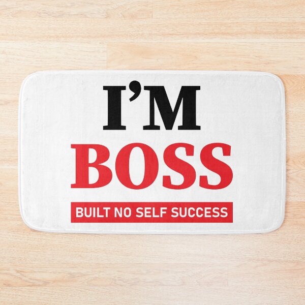 Item preview, funny motive quote I'm BOSS acronym designed and sold by MortalRight.
