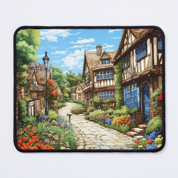 Item preview, English Countryside Town Square designed and sold by shadowalice.