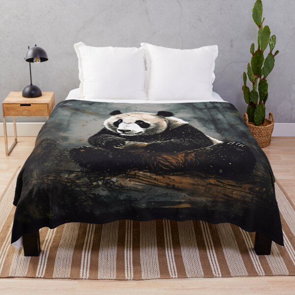 Item preview, Panda Asking for More Bamboo in Its Bowl designed and sold by SingularityGeek.