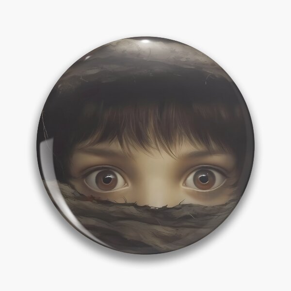 Item preview, Penetrating Gaze of a Child in the Hollow of a Tree's Roots designed and sold by SingularityGeek.