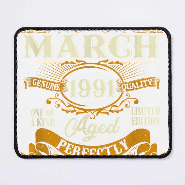 Item preview, March 1991 29th Birthday Gift 29 Year Old Men Women1039 designed and sold by jackyezujick.