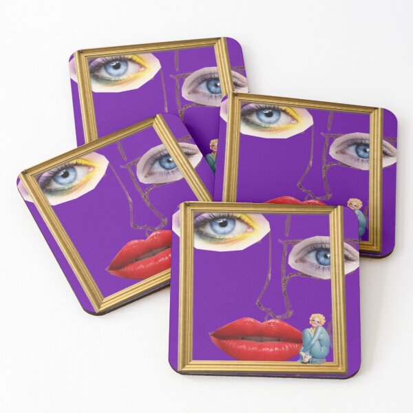 Item preview, violet face  designed and sold by Piesseportrait.