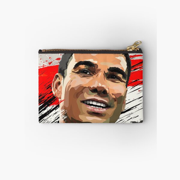 Item preview, Casemiro Man Utd Celebration Flag Abstract Illustration Portrait designed and sold by VibesAndVision.