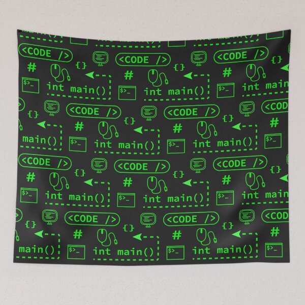 Item preview, Code and stuff pattern designed and sold by Mitchell Smith.