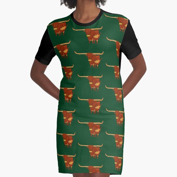 Debbie & # 39; s longhorn Vestido camiseta