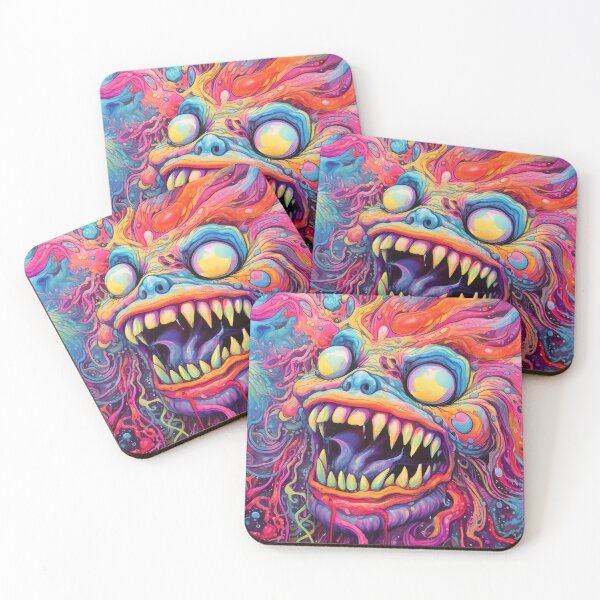 Item preview, Psychedelic Monster of Terror in an Explosion of Color designed and sold by SingularityGeek.